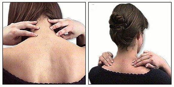 Massage marthanach le haghaidh osteochondrosis an mhuineál